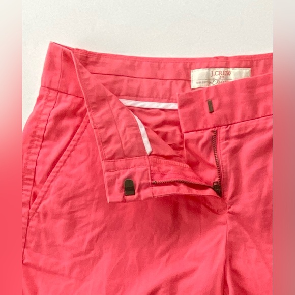 J. Crew Broken-In Cotton Chino Shorts, Chino Shorts, Coral Size: 2 - Picture 4 of 7